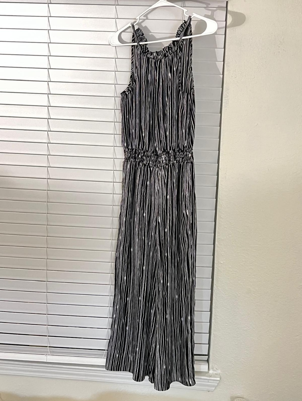 Maggy London Monochrome Striped Dress